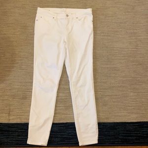Caslon White Skinny Ankle Jeans
